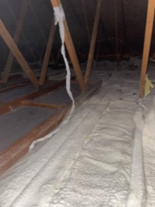 Finished attic insulation improving energy efficiency in Gordon WI