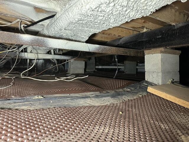 Crawl space encapsulation project in Walker, MN