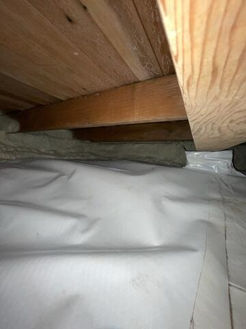 Completed crawlspace waterproofing project in Princeton, MN
